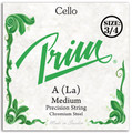 Prim, Cello A, (Steel/Chrome), 3/4, Medium