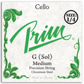Prim, Cello G, (Steel/Chrome), 1/4, Medium