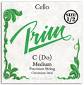 Prim, Cello C, (Steel/Chrome), 1/2, Medium