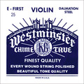 Westminster, Violin E, (Plain Steel), Ball, 3/4, Medium