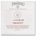 Pirastro Obligato, Viola A, (Synthetic/Aluminum), Removable Ball, 4/4, Stark (34-37cm Scale)