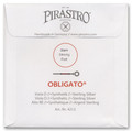 Pirastro Obligato, Viola D, (Synthetic/Silver), 4/4, Stark (Also for 34-36cm Scale)