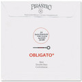 Pirastro Obligato, Bass Fifths C, (Rope/Chrome), 3/4, Medium