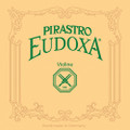 Pirastro Eudoxa, Violin Set, (w/Aluminum E), Loop E, Packaged, 4/4, Medium