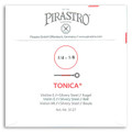 Pirastro Tonica, Violin E, (Silvery Steel), Ball, 1/4-1/8, Medium