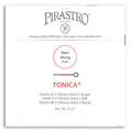 Pirastro Tonica, Violin E, (Silvery Steel), Ball, 4/4, Stark