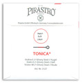 Pirastro Tonica, Violin E, (Silvery Steel), Ball, 4/4, Weich