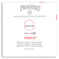 Pirastro Tonica, Violin D, (Synthetic/Silver), 1/16-1/32, Medium