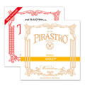Pirastro Tonica, Violin Set, (w/Gold Label E, Silver D), Loop E, 4/4, Medium
