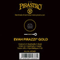 Pirastro Evah Pirazzi Gold, Violin G Extended, (Synthetic/Gold), ZMT, Medium