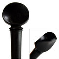 Cello Peg, Ebony, Swiss 1/8, Plain, Medium (10.5mm)