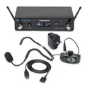 AirLine ATX Series – AHX Headset System Micro Transmitter UHF Wireless System with CR99 Receiver & DE10 Earset – K Band