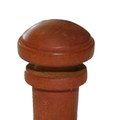 Viola End Button, Boxwood, Round-End, Thick (11mm)