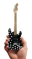 Fender™ Stratocaster™ – Black – Polka Dots Officially Licensed Miniature Guitar Replica