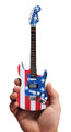 Fender™ Stratocaster™ – Stars & Stripes USA – Wayne Kramer Officially Licensed Miniature Guitar Replica