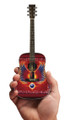 Journey Tribute Acoustic Model Miniature Guitar Replica Collectible