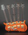 Rick Nielsen™ 5-Neck Orange Monster Model Miniature Guitar Replica Collectible