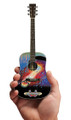 Journey Escape Album Acoustic Model Miniature Guitar Replica Collectible