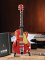 Brian Setzer Nashville Orange Dice Hollow Body Model Miniature Guitar Replica Collectible