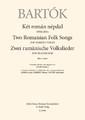 Two Romanian Folk Songs for Women's Voices BB57 (1909?)