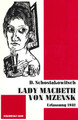 Lady Macbeth Of The Mtsensk District Opera In 4 Acts Orig. 1932 Vers. Libretto