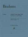 Violin Sonata in A Major, Op. 100 for Violin and Piano