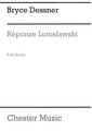 Réponse Lutoslawski for String Orchestra Full Score Score