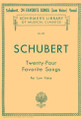 24 Favorite Songs Schirmer Library of Classics Volume 351 Low Voice