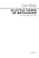 O Little Town of Bethlehem SATB and Organ SATB