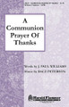 A Communion Prayer of Thanks SATB