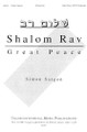 Shalom Rav (Prayer for Peace) SATB