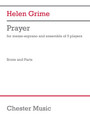 Prayer (Score and Parts) for Mezzo-soprano And Ensemble Of 5 Players