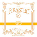 Pirastro Gold Violin String Set - Ball End E String - 4/4 size - Medium Gauge