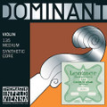 Dominant Custom Violin String Set with Loop-End Goldbrokat E - 4/4 Size - Medium Gauge