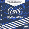 Corelli Alliance Vivace Violin Set - Medium Gauge - Loop End E