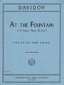 At the Fountain in D Major, Op 20 No 2 - Davidov, Carl - Cello and Piano - edited by Rose - International Music Company