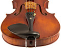 Strad Ebony Viola Chinrest - Large Plate with Hump