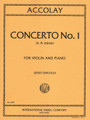 Accolay, JB - Concerto No 1 in a minor for Violin - Arranged by Josef Gingold - International Edition