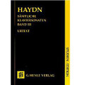 Haydn: Complete Piano Sonatas, Volume III (Study Score)