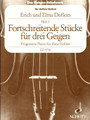 Doflein, Erich and Elma - The Doflein Method: Progressive Pieces for 3 Violins, Volume 1 - Performance Score - Schott Edition