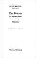 Frank Bridge: Ten Pieces For Viola - Volume 2