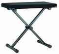 14076 Keyboard Bench -Black Fabric