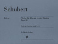 Werke Fur Klavier Zu Vier Handen - Band III (143 Pages):Schubert