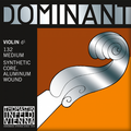 132T - Dominant Violin D Aluminum - Tube of 12