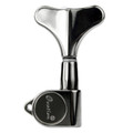 Black Nickel Bass Machine Head Treble Side, w/Ovation Brand, 2+2, M-150BN