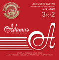 Adamas Acoustic Guitar String 3-Sets, Reissue Phosphor Bronze, 1717-3, XL 10-47