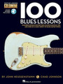 100 Blues Lessons Guitar Lesson Goldmine Series Guitar Educational Softcover Audio Online - TAB