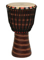 Hand-Carved African Djembe 12″ Djembe with T2 Finish Tycoon