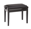 13901 Piano Bench Complete black polished finish/black velvet seat