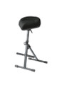 14046 Stool with Pneumatic Height Adjustment-Black Fabric